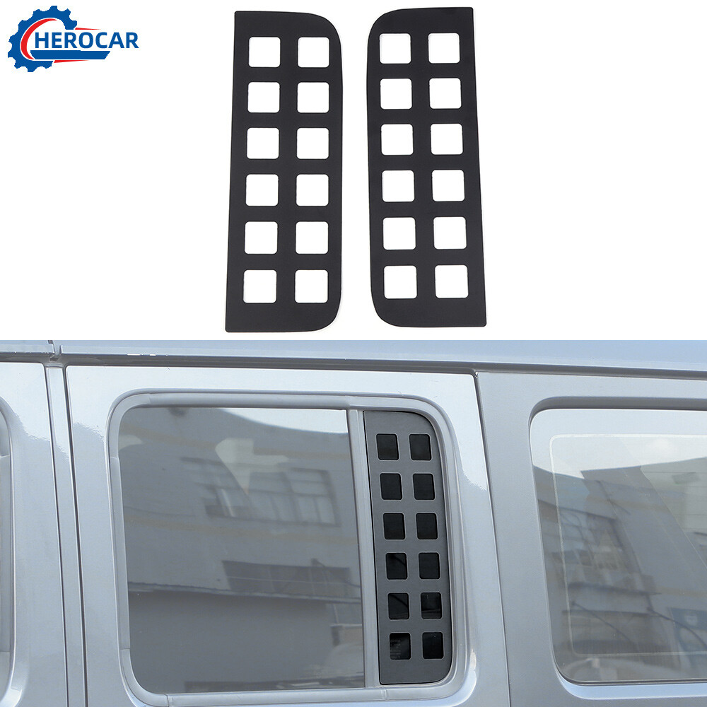 Rear Seat Window Glass Panel Decor Cover Trim For Jeep Wrangler JL/ JT 18+ 4Door