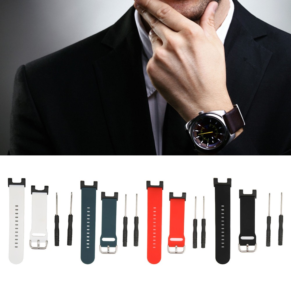 Smartwatch Band Silicone Watch Wrist Strap Single Color for  TRex TRex