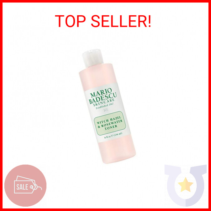 Mario Badescu Alcohol-Free Witch Hazel Toner for Aging Skin with Botanical Infusion