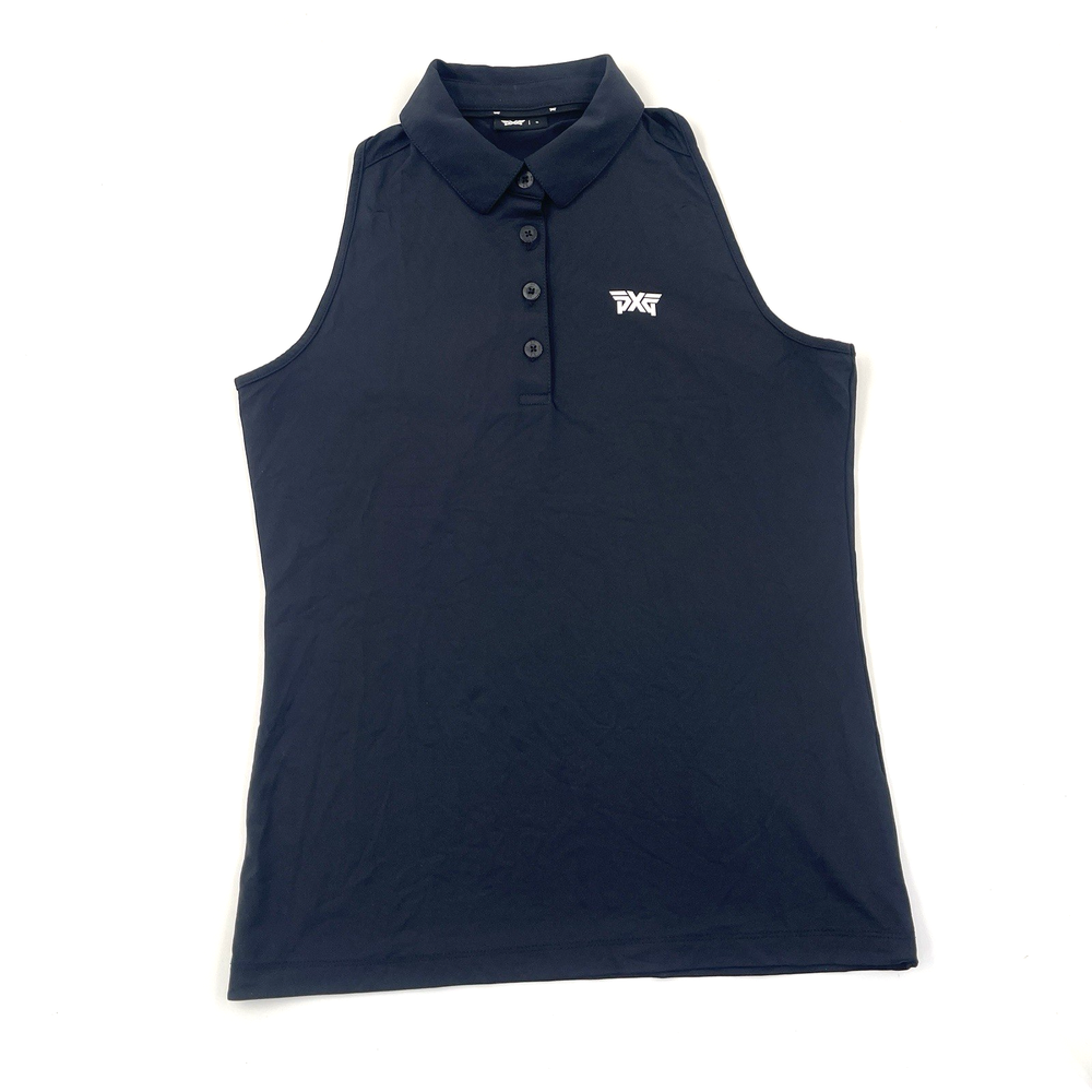 PXG Women Sleeveless Polo Collared Racerback Golf Tank Top Shirt Size Small