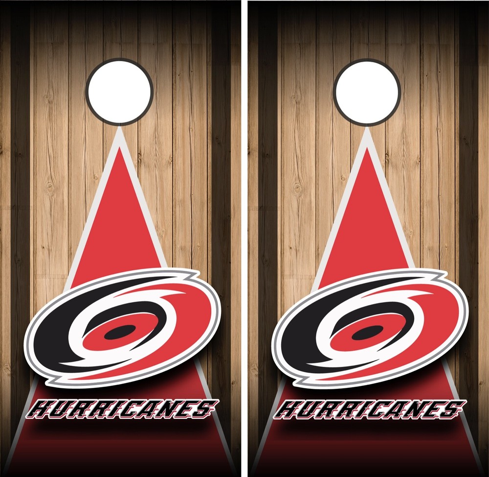 Carolina Hurricanes NHL Cornhole Board Vinyl Wrap Skin Decal NH24  