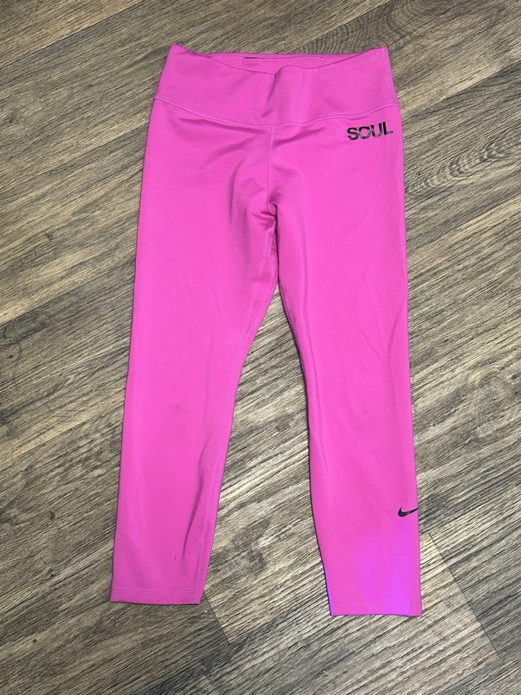Nike Womens Hot Pink Medium Soul Leggings