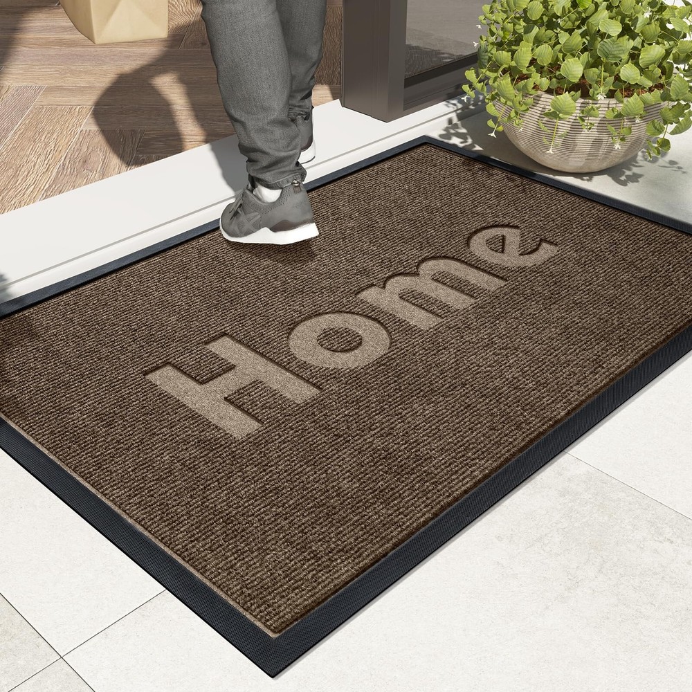 Color&Geometry Outdoor Mats for Home Entrance Heavy Duty, Front Door Mat Outs...