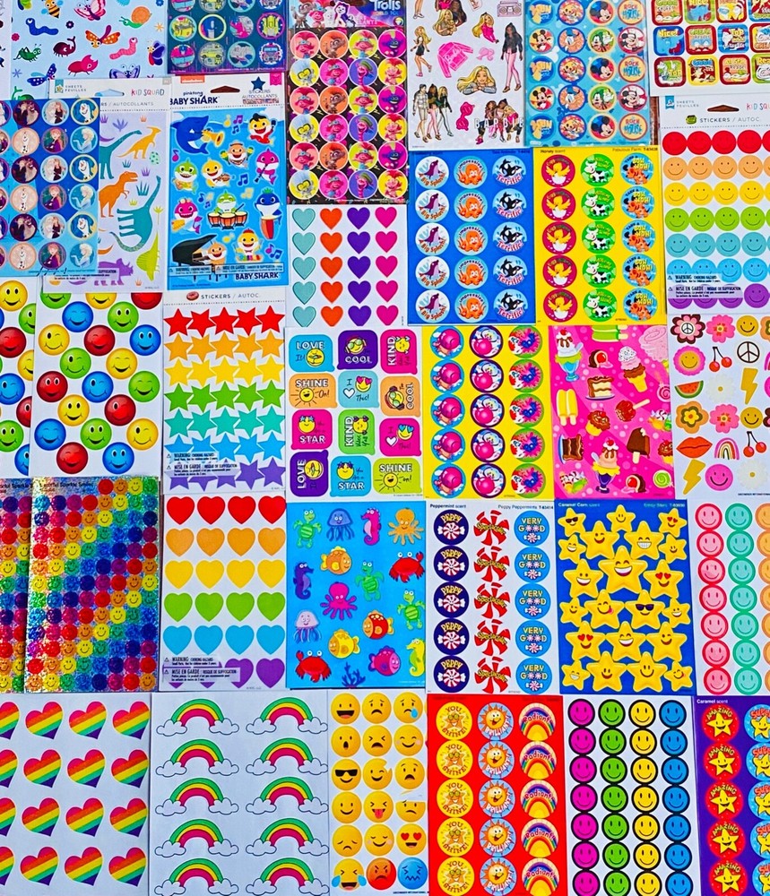 Wholesale 500 STICKER Lot, Sandylion Hallmark Crafters Corner American Greetings