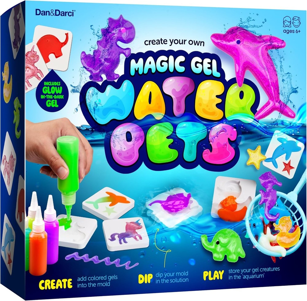 Dan&Darci Aqua Fairy Water Gel Kit for Kids - Magic Elf Toy Kits - Waters Pets -