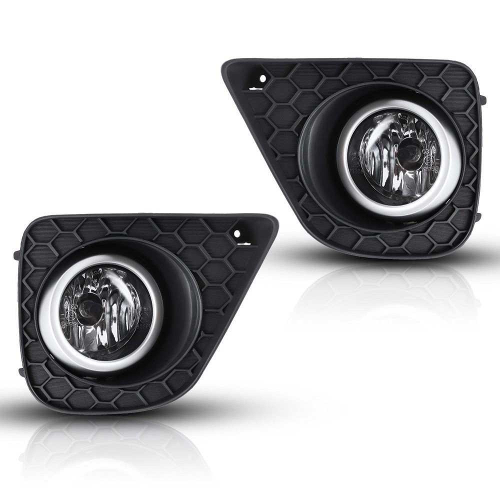 Halogen Fog Light Kit With Clear Lens For 2013-2015 Honda Accord Coupe