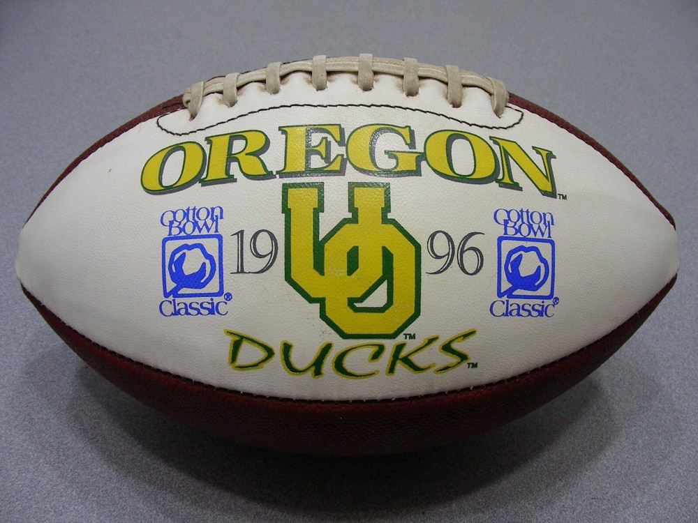 1996 Oregon Ducks Cotton Bowl Classic Collector Series Football