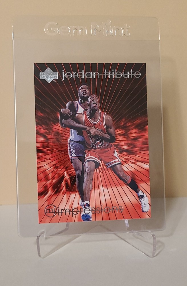 1997 Upper Deck Tribute Michael Jordan Card in Mint Condition