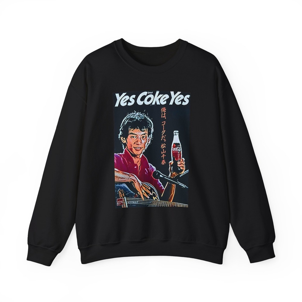 Yes Coke Graphic Print Heavy Blend Unisex Crewneck Sweatshirt