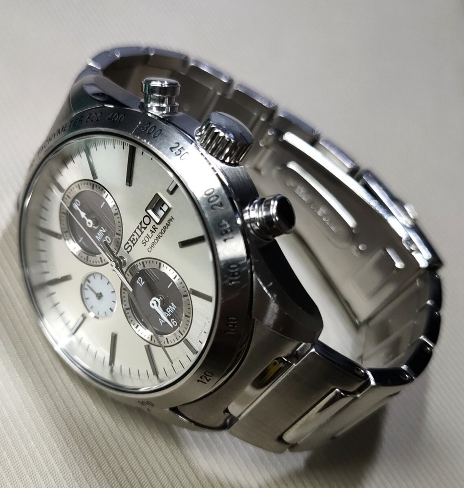 Seiko Spirit White Dial Mens Watch SBPY113 Elegant Timepiece