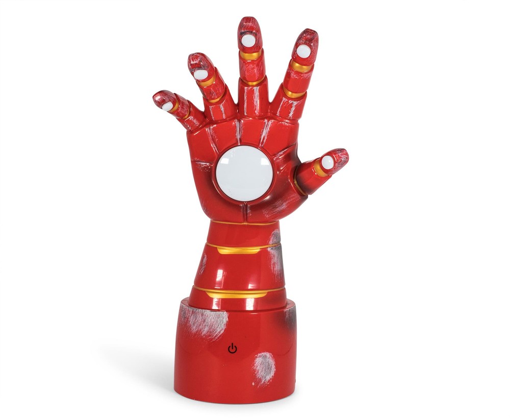 Marvel Iron Man Gauntlet Collectible LED Desk Lamp | 14 Inches
