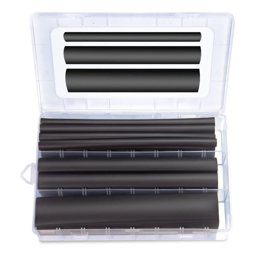 27pcs 3:1 Dual Wall Adhesive Heat Shrink Tubing Kit, 3 Large Sizes (Diameter)...