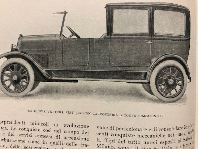 Vintage 1924 Milan Auto Show V Salone Sketch Print - 8 Pages