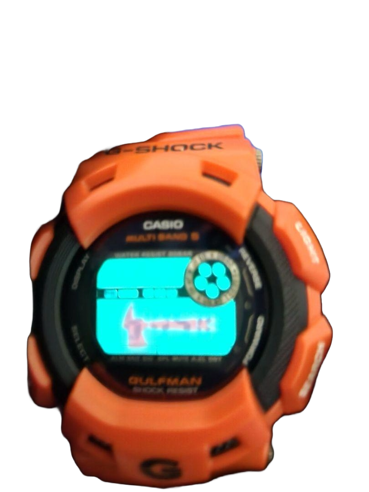 G-Shock GW-9100R-4 GULFMAN Men's Watch Rescue Orange Multi-Band 5 Solar JP