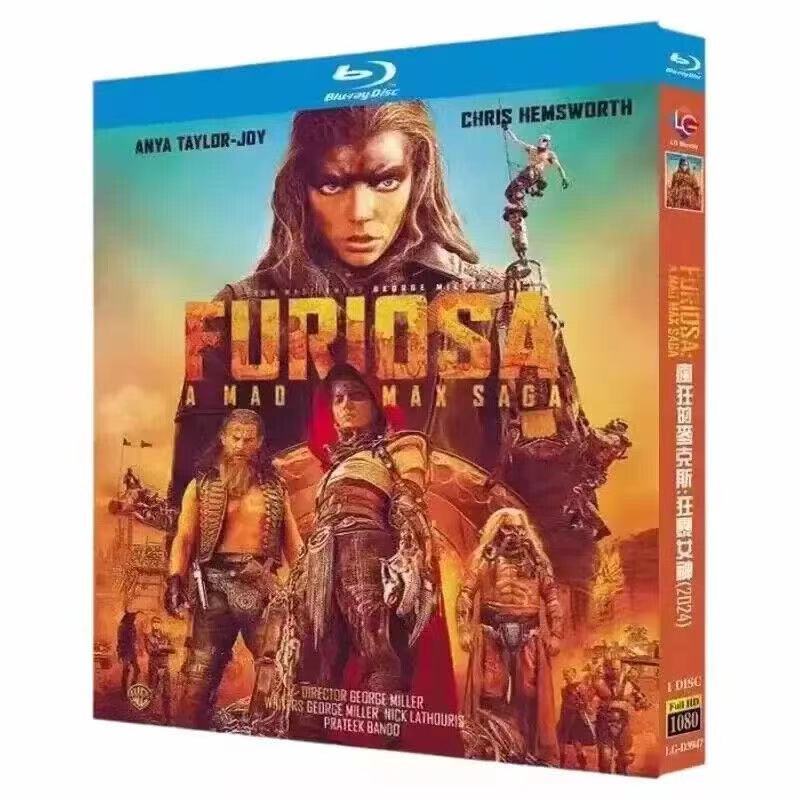 NEW Furiosa: A Mad Max Saga (2024) Blu-ray BD Movie All Region 1 Disc Boxed
