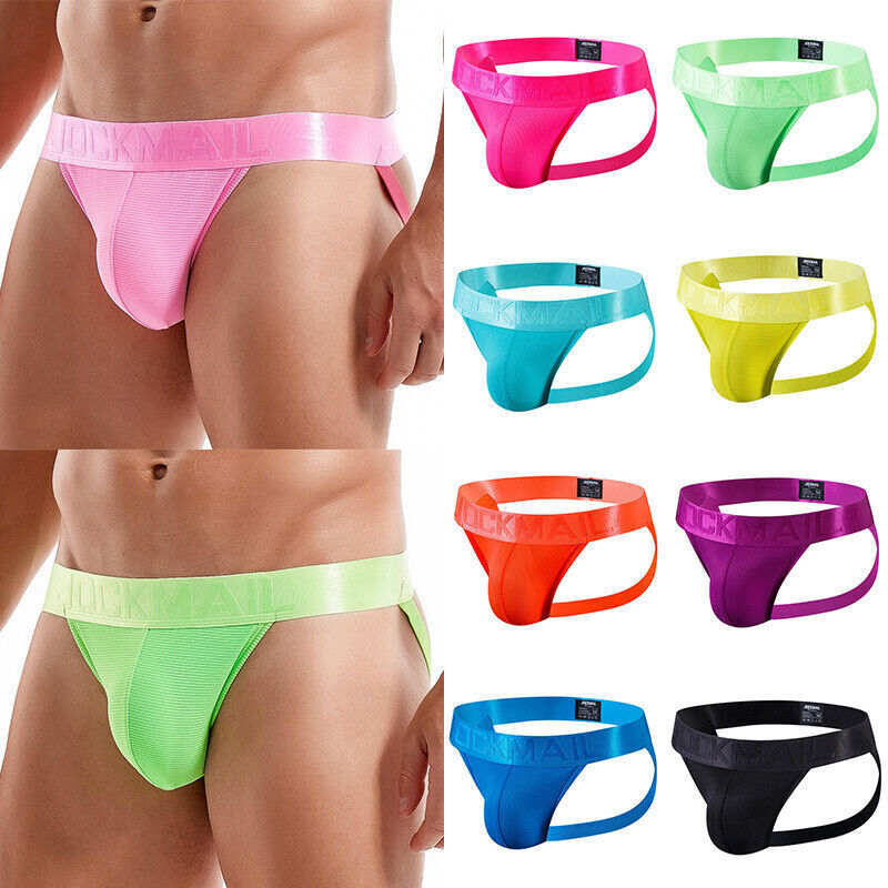 Sexy Men Jock Strap Athletic Supporter Sport Briefs Jockstrap Thong Underwear ♎