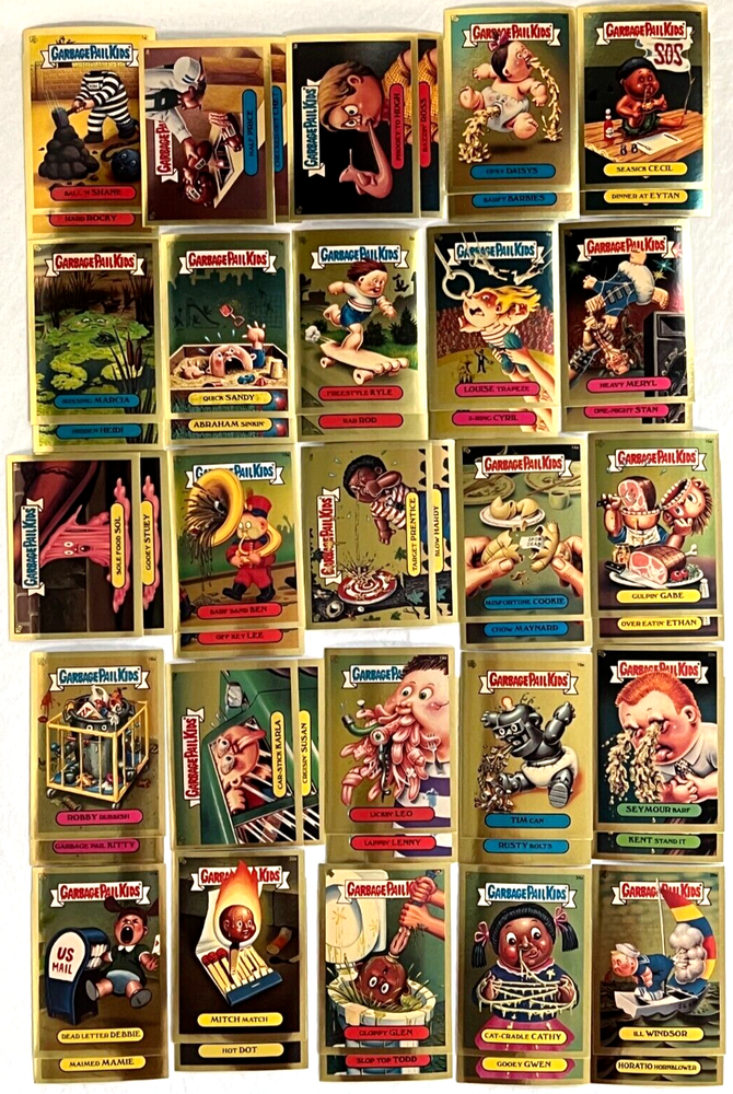 2004 Garbage Pail Kids ANS3 Gold Foil Complete 50-Card Set Series 3 GPK
