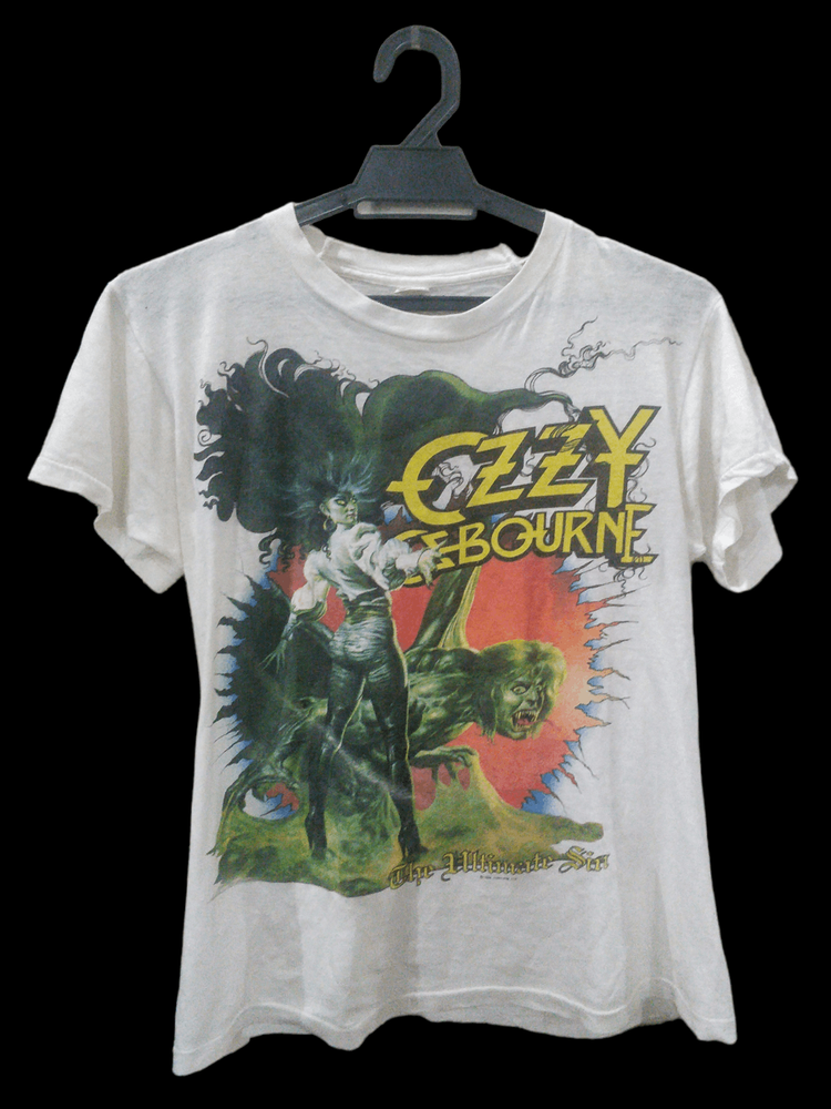 Reprint Ozzy Osbourne The Ultimate Sin 1986 T shirt Remake tee NH12996