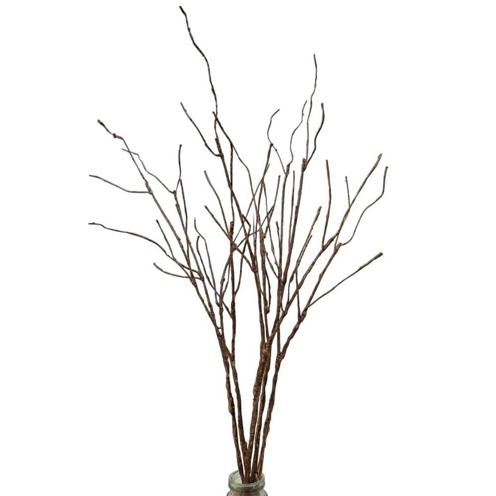 5PCS Realistic Curly Willow Branches 26 Inch Dried Twigs for Home Decor
