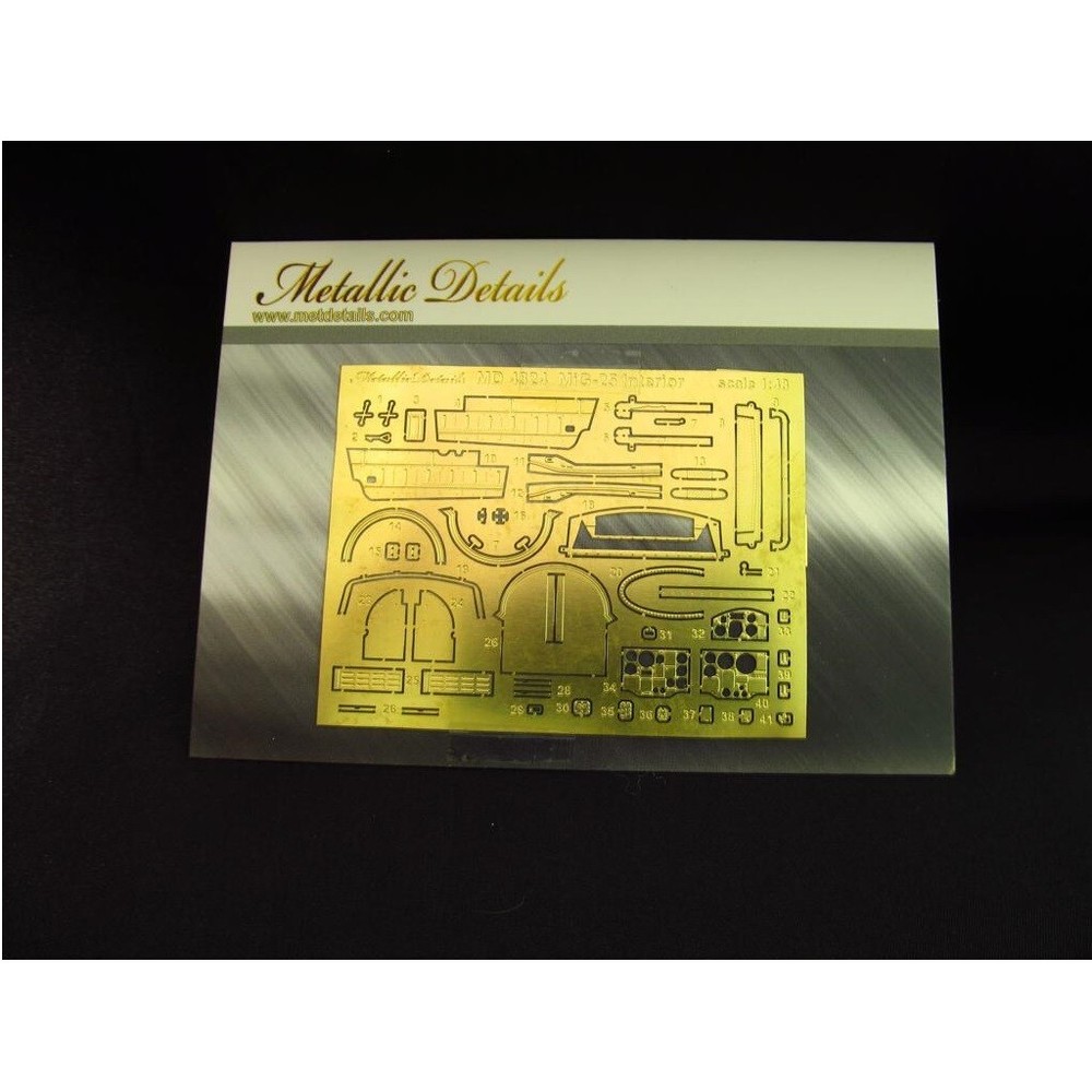 Metallic Details MD4824 Scale model kit 1:48 MiG-25. Interior (ICM) Photoetch