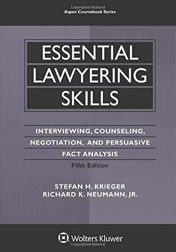 Essential Lawyering Skills (Aspen - Paperback, by Krieger Stefan - Acceptable n