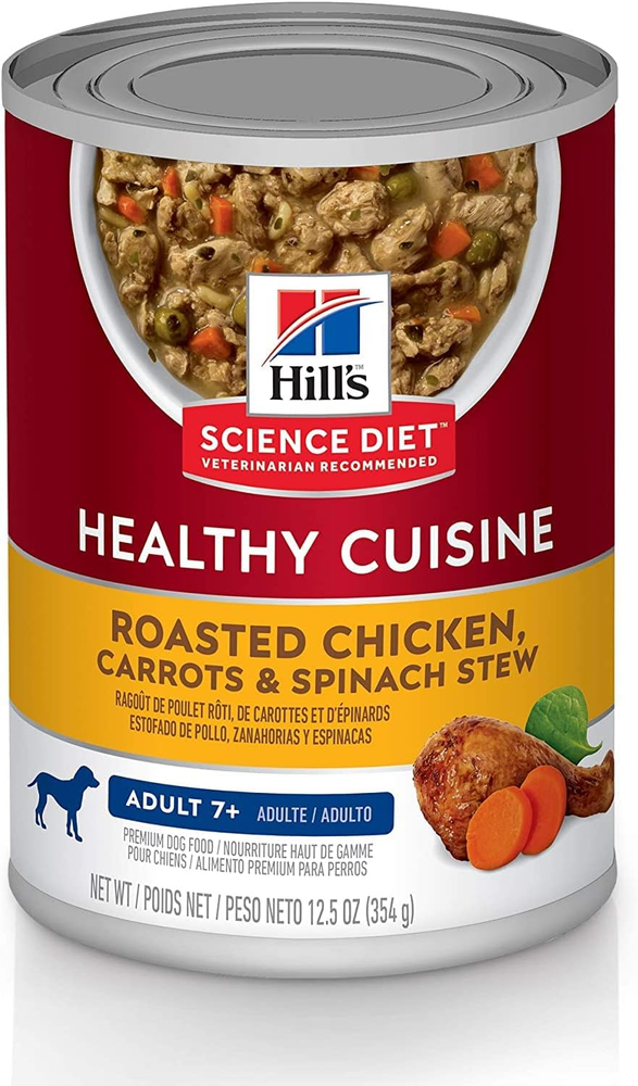 Healthy Cuisine, Senior Adult 7+, Senior Premium Nutrition, Wet Dog Food, Roaste