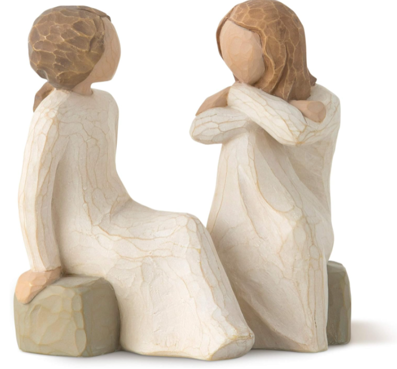 Willow Tree Heart and Soul Sisters Friends Figurine by Susan Lordi 2002 Demdaco