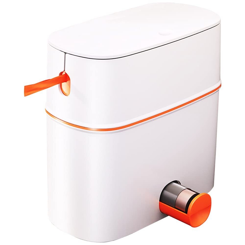 WAYUTO Automatic Push Top Trash Can Nordic Waste Basket for Stylish Modern Spaces