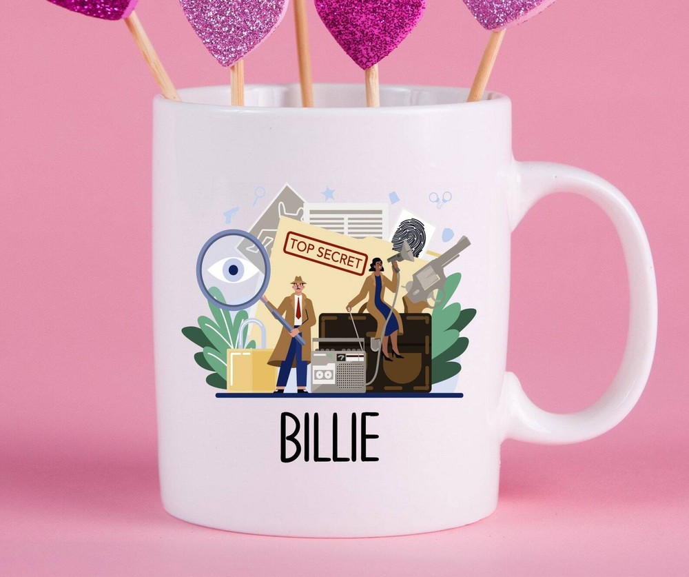 Personalized Detective Mug Detective Gift Best Detective Mug Gift Ideas For