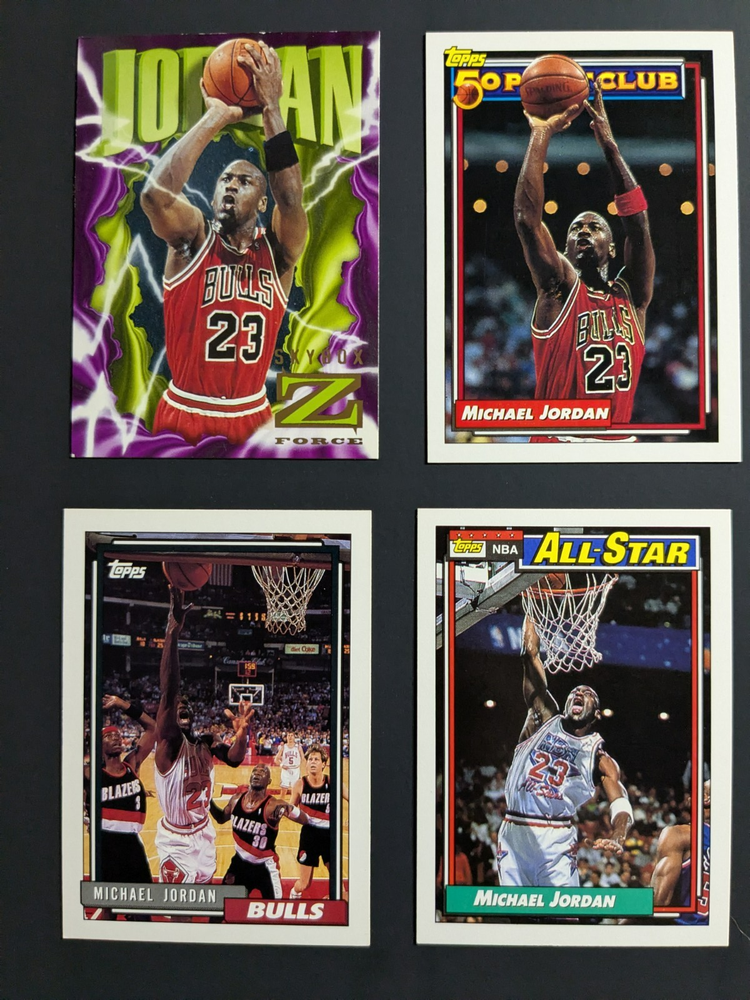 Michael Jordan Cards Lot Of 4 - Ungraded