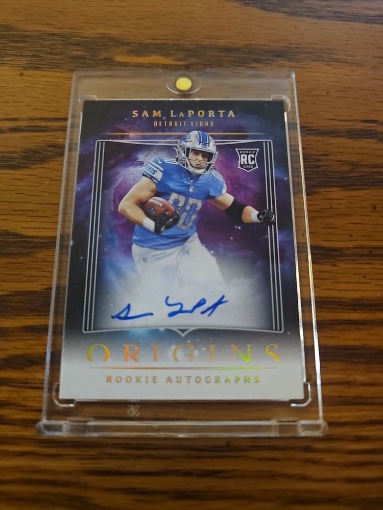 2023 Origins Sam Laporta RC On Card Auto. 🔥🔥Amazing Card🔥🔥
