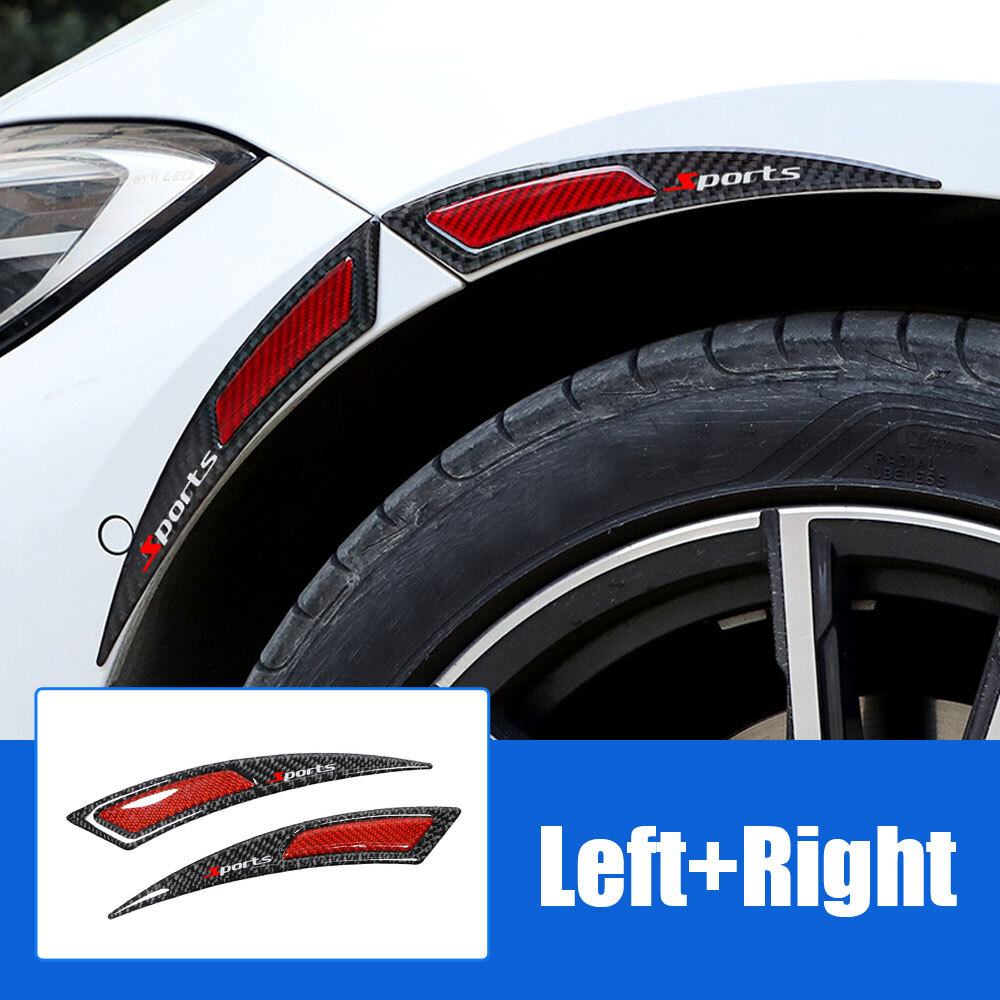Car Accessories Wheel Eyebrow Protective Anti-collision Carbon Fiber Strip Decor