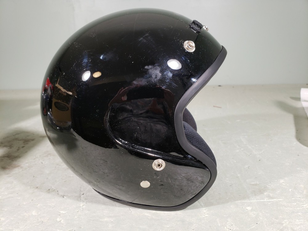 Cyber-U6 Black XXLarge Street Bike Motorcycle Helmet with Scuffs 641245 NEW-image