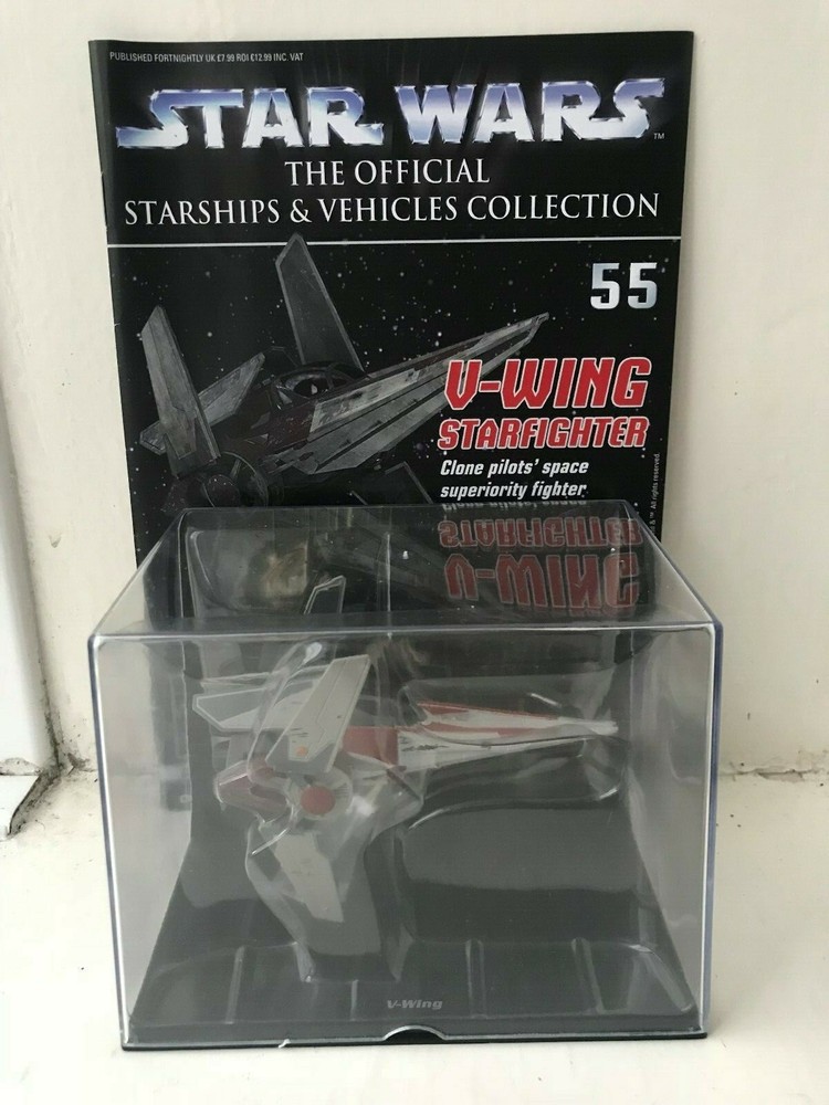 STAR WARS DEAGOSTINI STARSHIPS & VEHICLES COLLECTION #55 V-WING STARFIGHTER