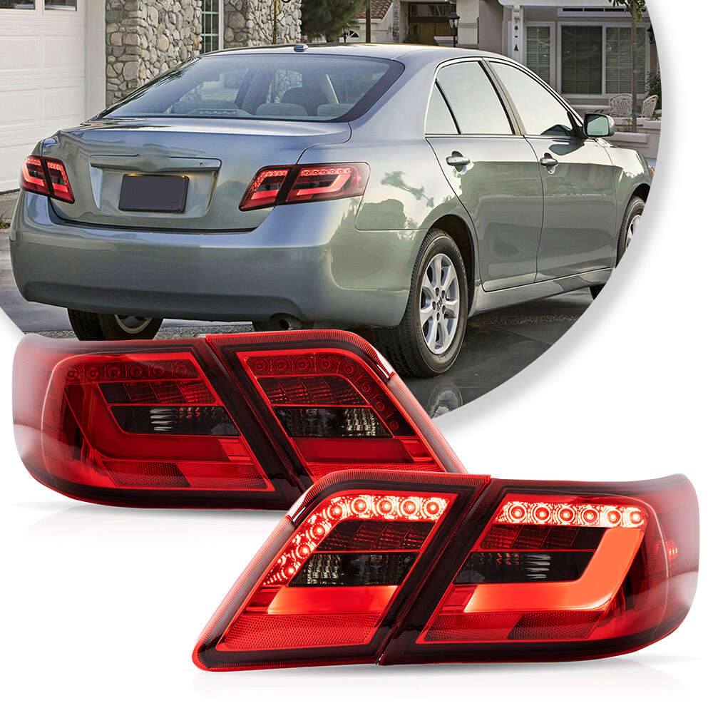 VLAND FULL LED Tail Lights Assembly For Toyota Camry Sedan SE 07-09 CE XLE 07-11