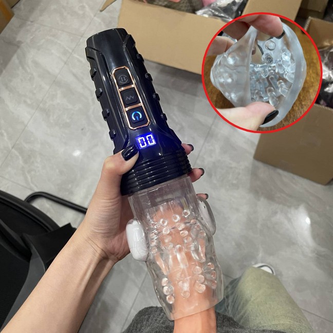 Automatic Male Masturbator Pussy Stroker Blowjob Thrusting Rotating Men Sex Toys