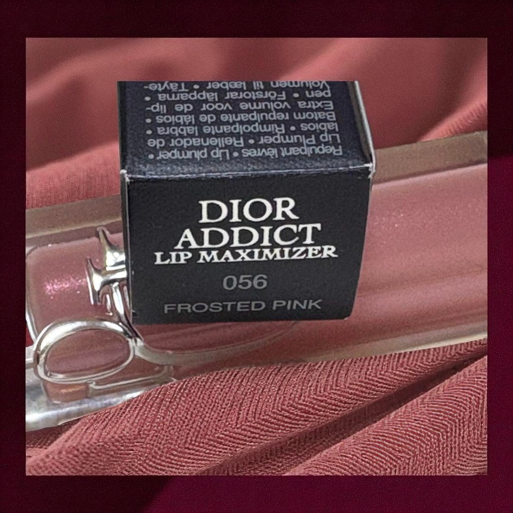 Dior Lip Maximizer Gloss in Frosted Pink 056 Plumping Shine