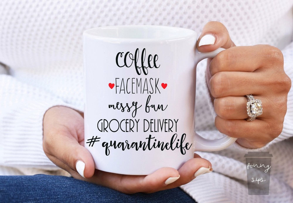 Quarantine Gift Funny Mug Coffee Mug Coworker Gift Essential Worker Gift Nurse