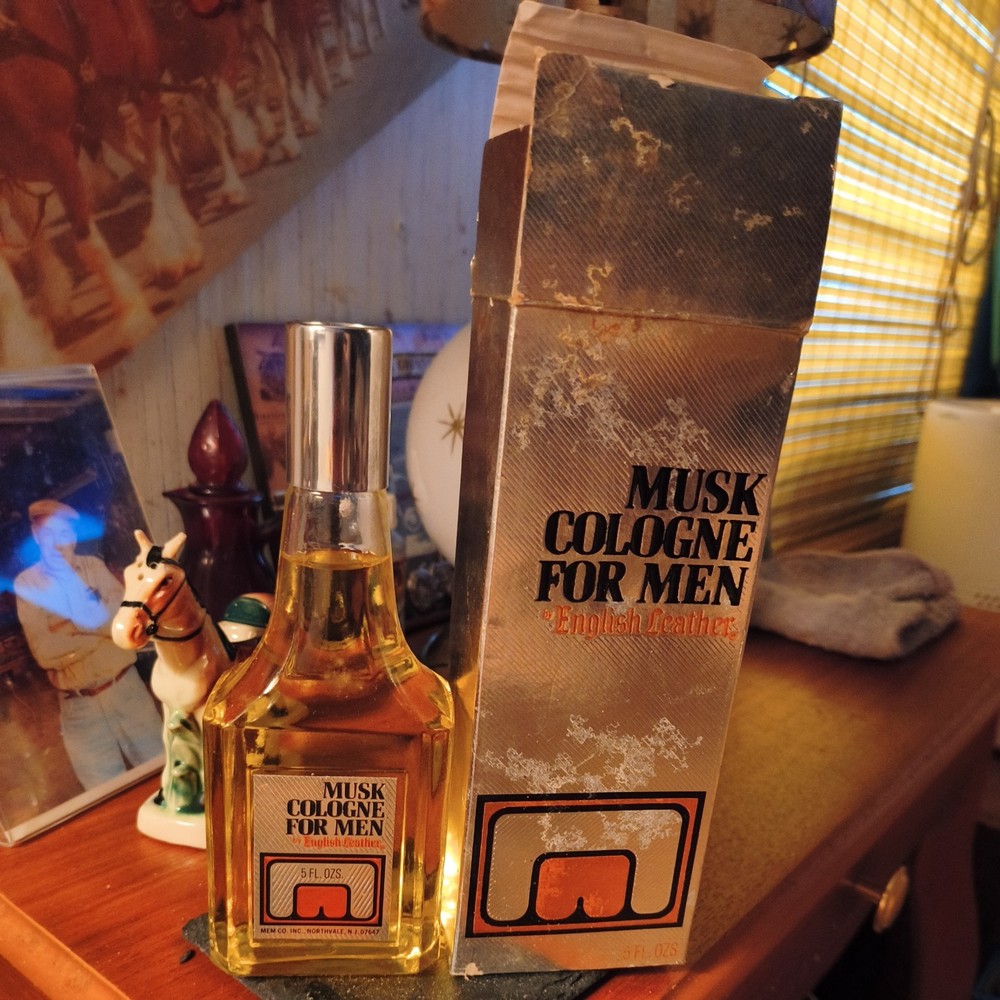 Vintage English Leather Musk Aftershave For Men 2 fl oz