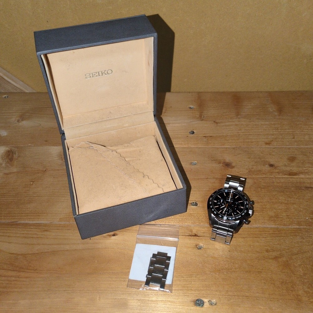 Seiko Brightz Black Unisex Adult Watch - SDGZ012