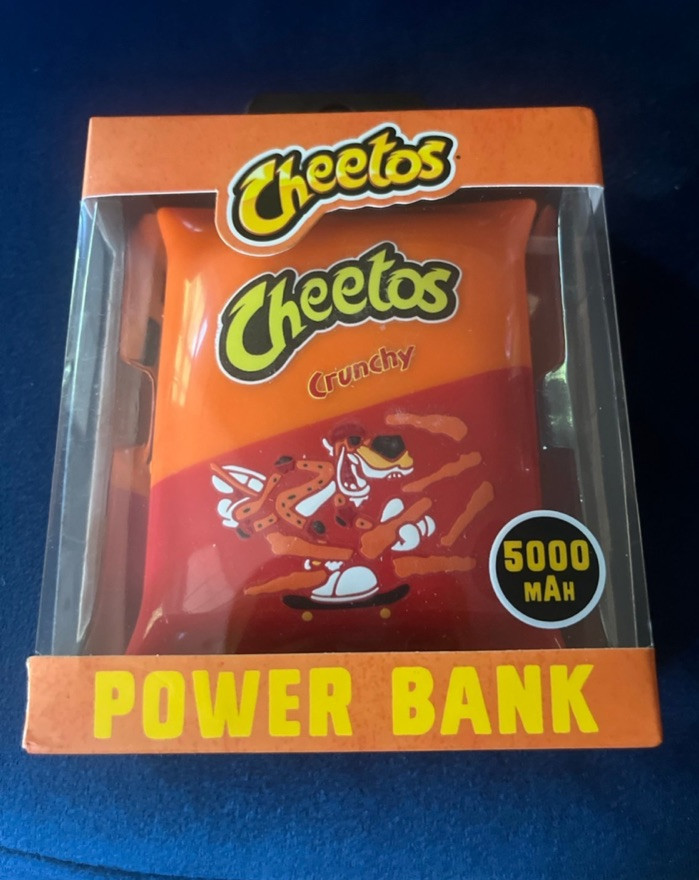 Cheeto-Themed Portable Power Bank – Fun and Functional Charging Solution for On-the-Go Lifestyles