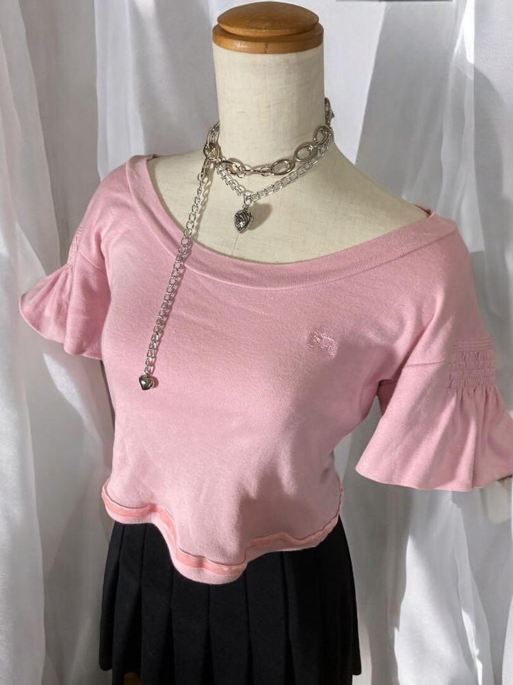 Burberry Ballet Core Pichi T-shirt Fairy Grunge Pink Women Size 38/S-M Used