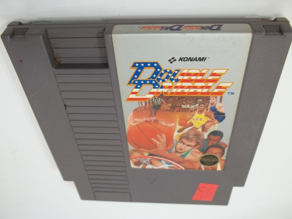 Double Dribble Basketball NES Game Cartridge Only Tested & Working-image