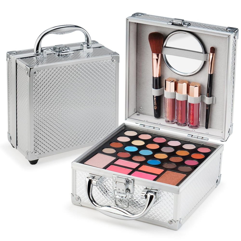 Color Nymph Beginner Makeup Kit For Teens With The Small Cosmetic Silver