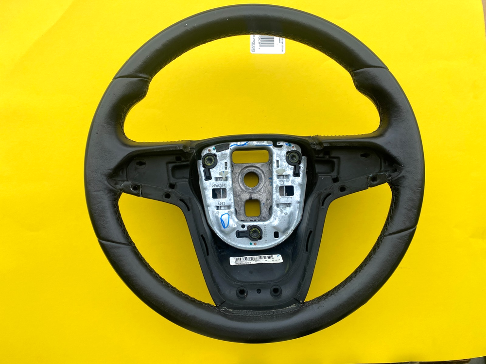 2012-2017 BUICK VERANO DRIVER STEERING WHEEL BLACK WRAPPED OEM 20920594