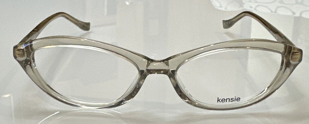 NEW KENSIE -WINTER- SAND- EYEGLASSES PLASTIC WOMENS 52-16-135mm FULL-RIM CAT EYE