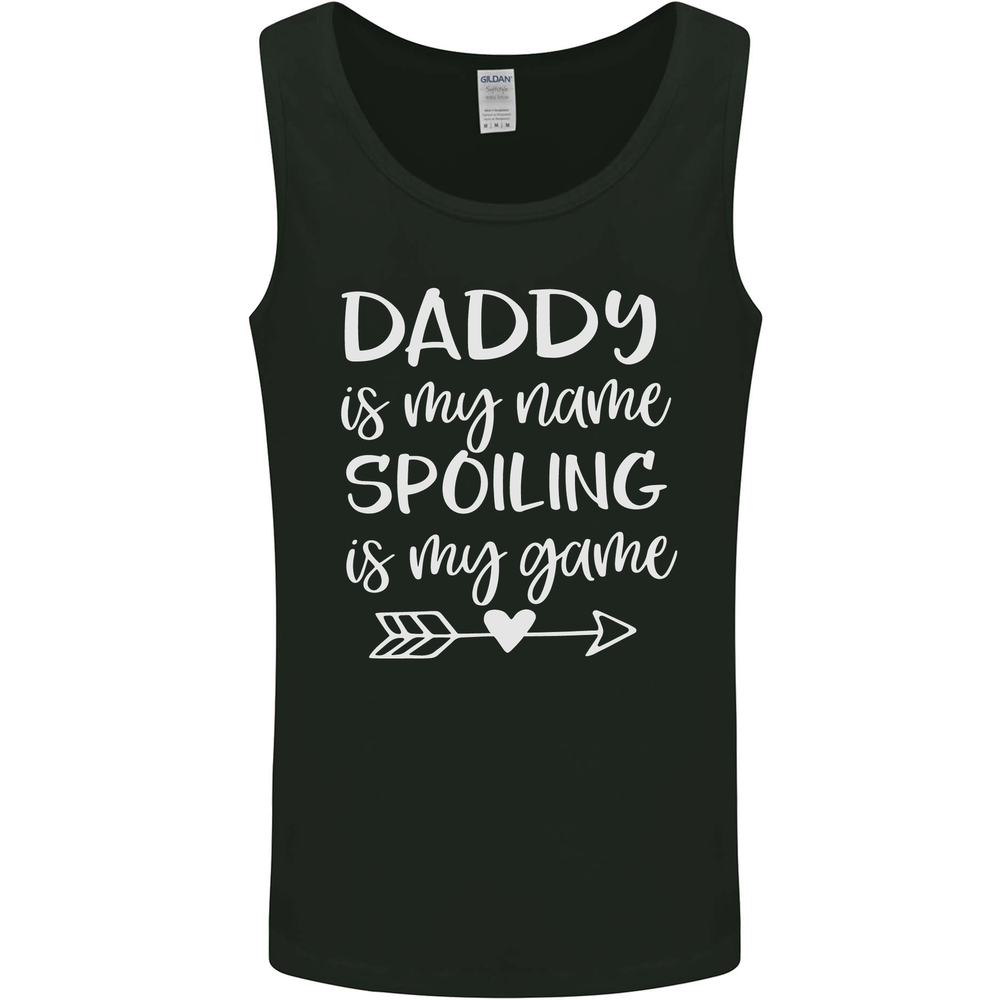 Fathers Day Daddy Is My Name Funny Dad Mens Vest Tank Top-image