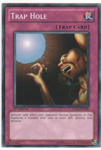 Trap Hole 5DS3-EN030 Common 1st Edition LP Yugioh Card
