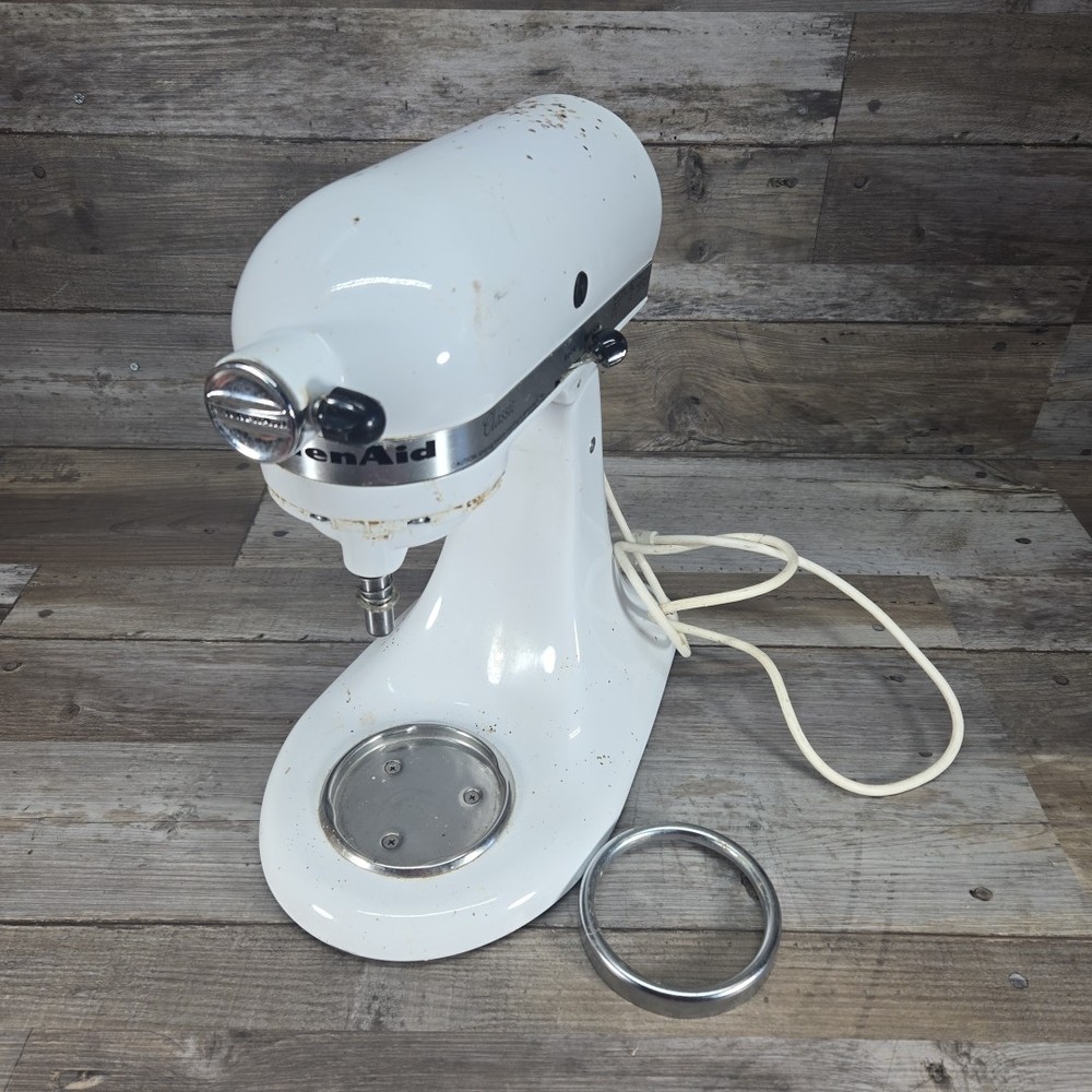 KitchenAid K45SS Classic Tilt-Head Mixer for Parts Repair No Attachments