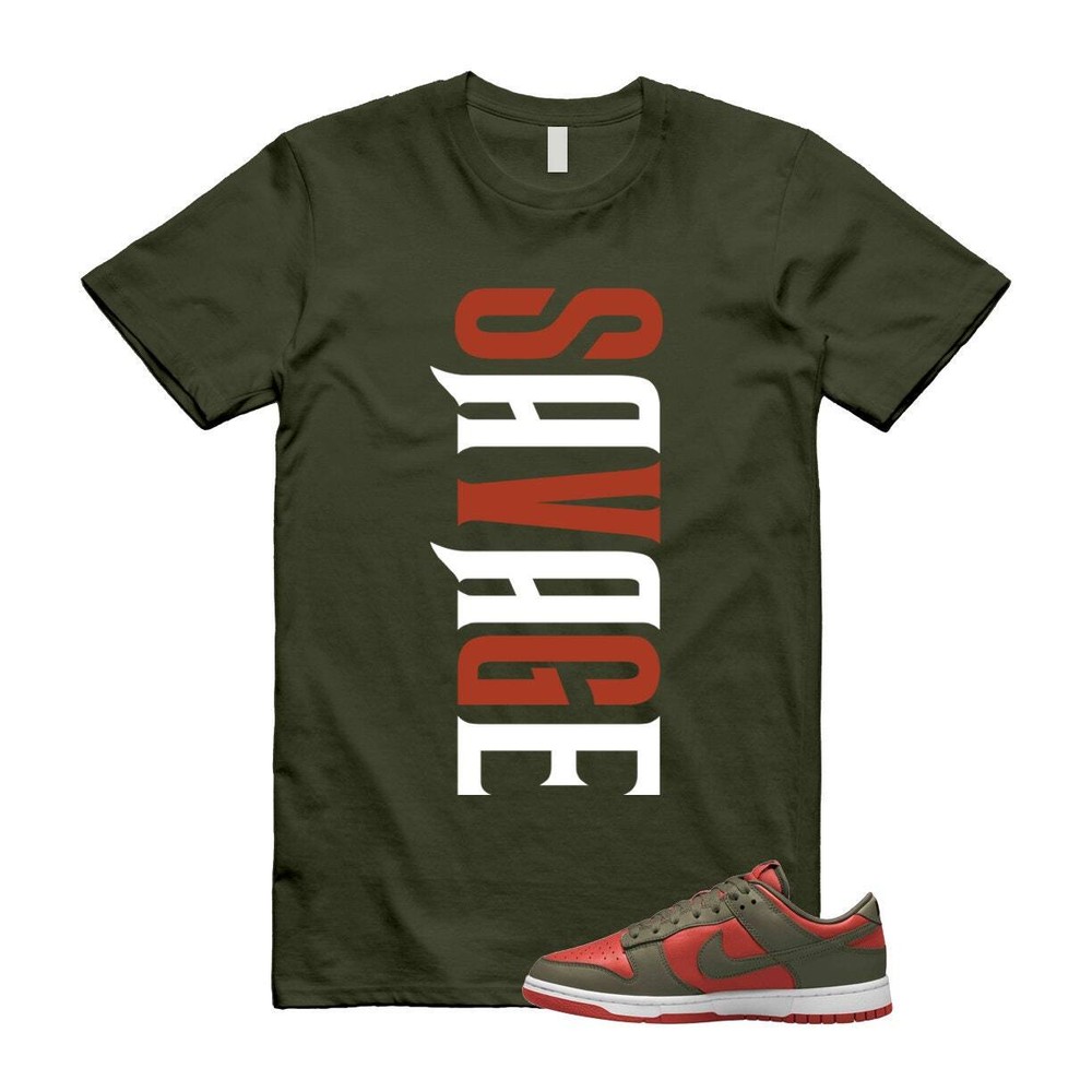 Dunk Mystic Red Cargo Khaki White Low T Shirt Match VERTSAV